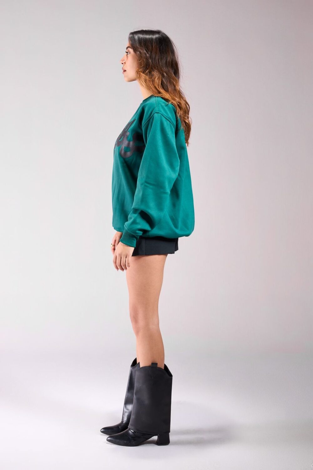 SKITZO GREEN SWEATER - Image 2