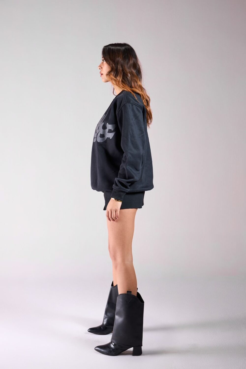 SKITZO BLACK SWEATER - Image 2