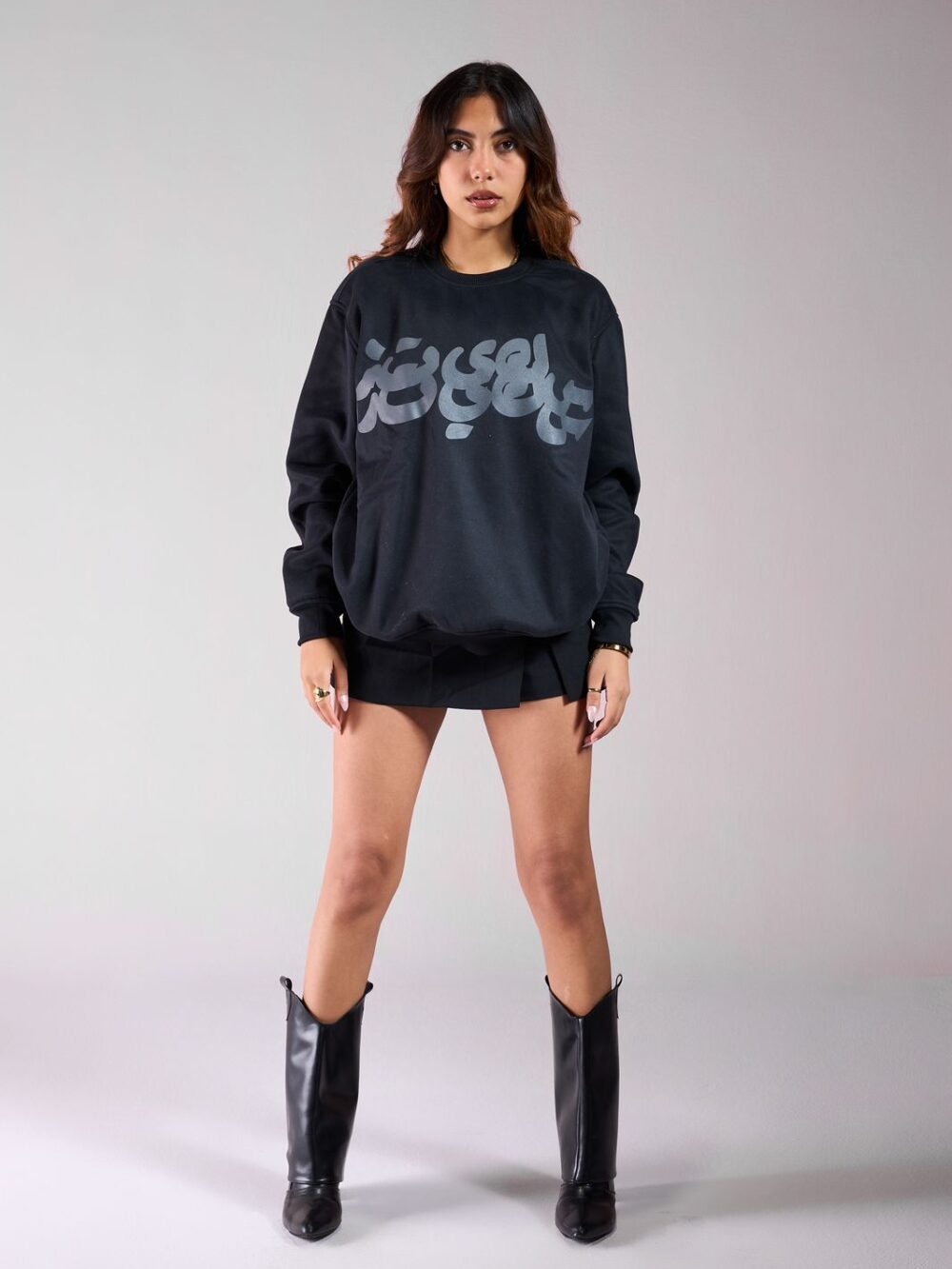 SKITZO BLACK SWEATER