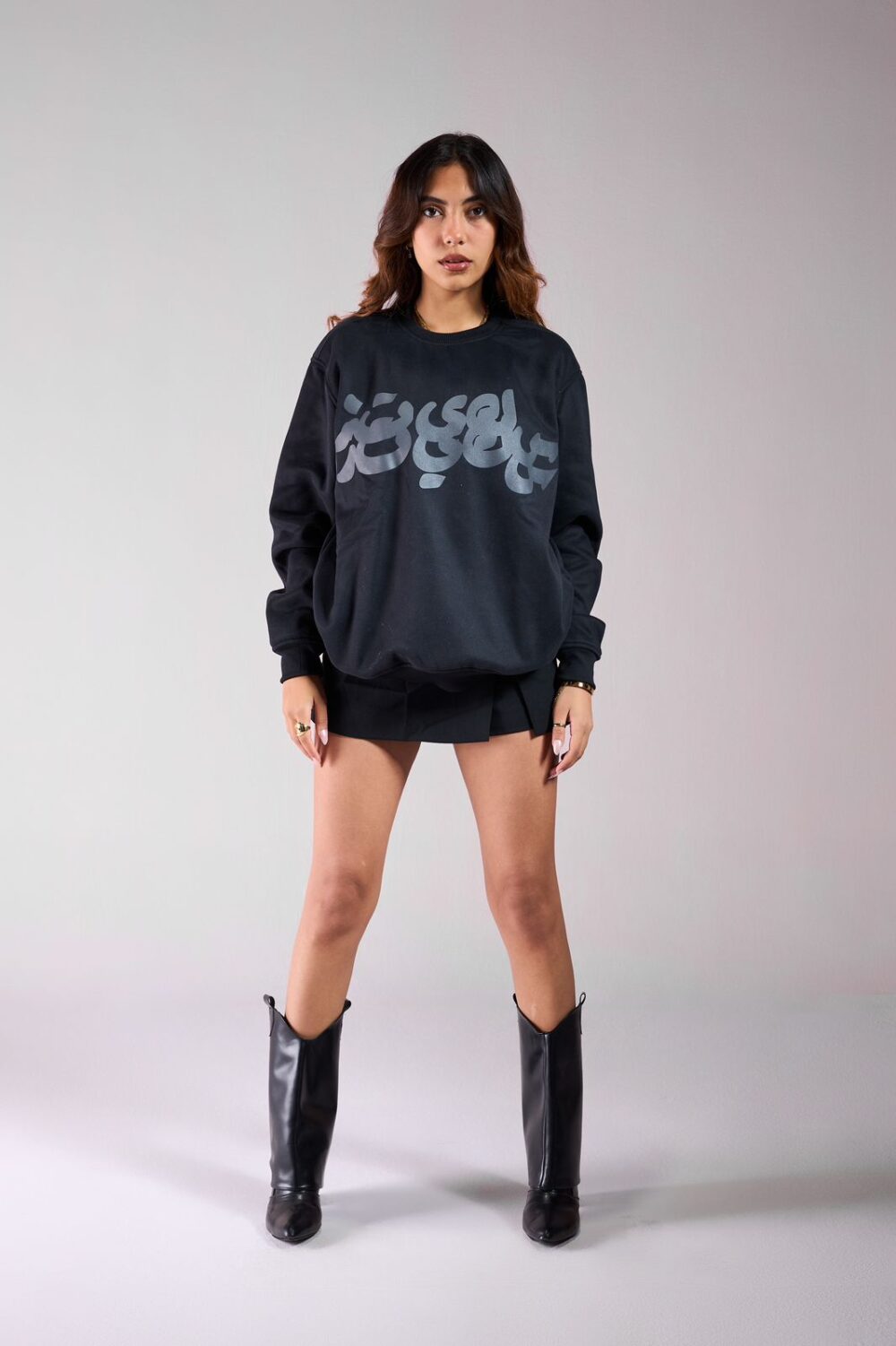 SKITZO BLACK SWEATER